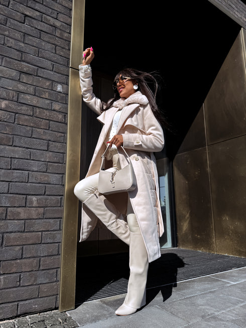Coat "KOMBINĀCIJA HK30" - LIGHT BEIGE